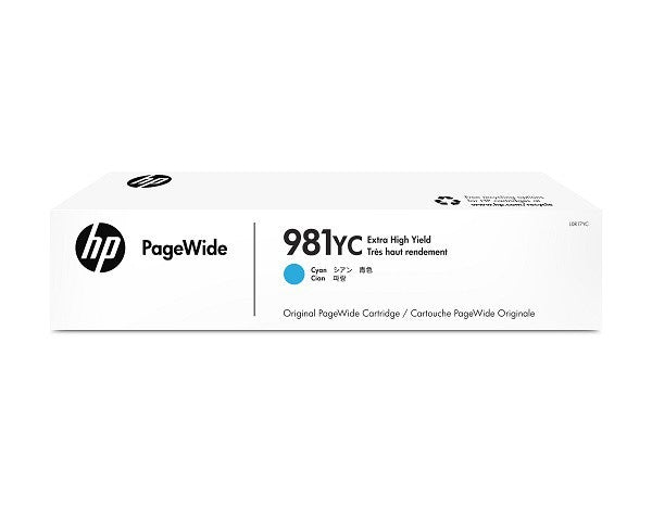 HP 981 CYAN CONTRACT ORIGINAL PAGEWIDE CARTRIDGE