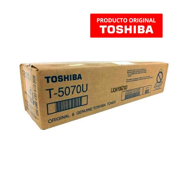 TONER TOSHIBA NEGRO (T5070U) USO EN ESTUDIO 207/257/307/357/457/507