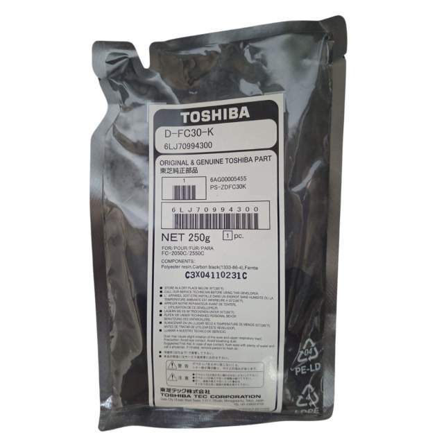 DFC30K REVELADOR TOSHIBA 2010/2510AC, 2051/2551/2050/2550C, 2555/3055/3555/4555/5055C, E2000/2500AC